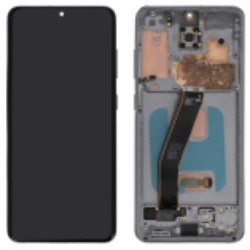Display Completo Grigio Galaxy S20 G980F Rigenerato GH82-31432A GH82-31433A 980