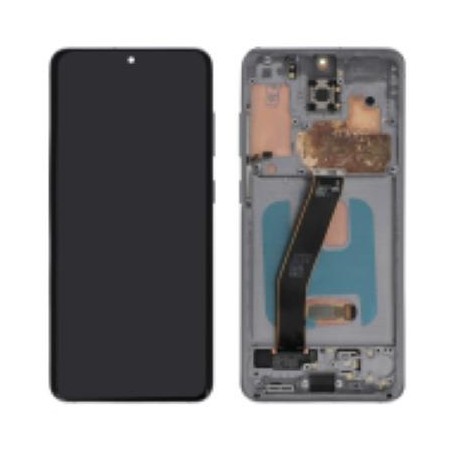 Display Completo Grigio Galaxy S20 G980F Rigenerato GH82-31432A GH82-31433A 980