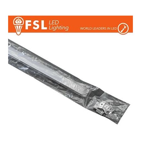 KIT PROFILO ALLUMINIO 6063 - U 2m SILVER - cover opale 2000*9.5*19.5