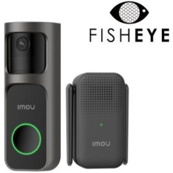 Imou Kit Videocampanello 3S a batteria 2.5K con lente FISHEYE + cicalin wireless