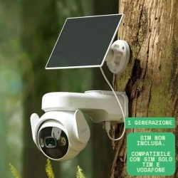 Imou Kit Telecamera Cell PT 4G 1Gen a batteria 2K 3Mp OUTDOOR 360°+ pannello sol