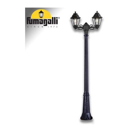 GIGI BISSO/ANNA 2L NERO TRASP E27 LED FILAMENTO 6,5W 2,7K - 209 cm