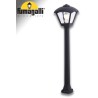 GIAFFA/DARIO NERO TRASP E27 A60 LED 8,5W CCT SET - 97,5 cm