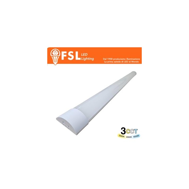 Plafoniera Lineare LED 40W 150cm - 3 in 1 CCT (3000-4000-6500K)
