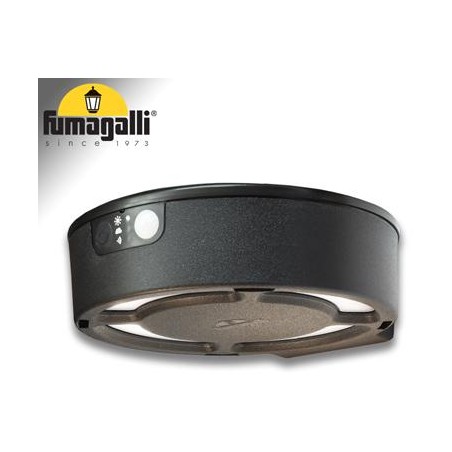 FORTUNATO NERO SOLAR LED Ø150 PIR 4000K