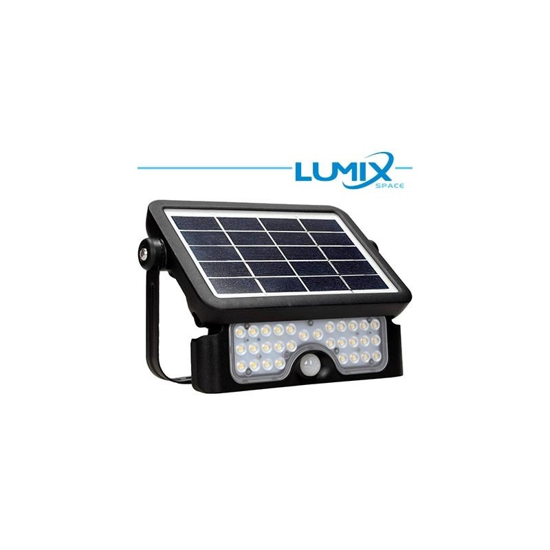 Faretto solare LED senza fili 500lm - con sensori (movimento e crepuscolare)