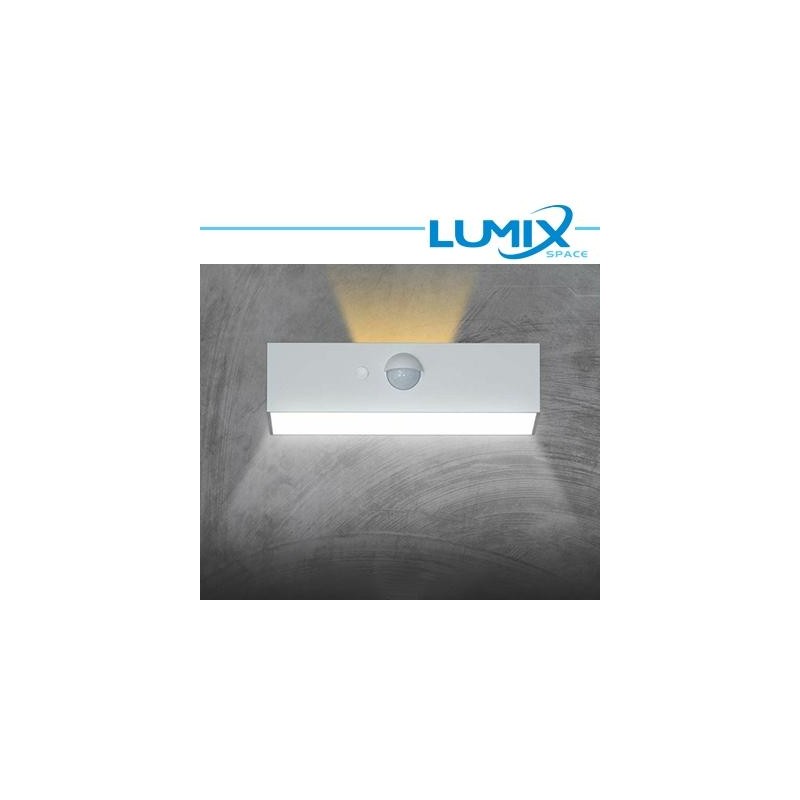 Lampada da parete solare LED 2 vie - senza fili con sensore pir