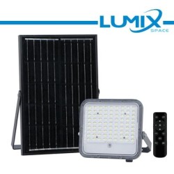 PROIETTORE SOLARE LED 3WHITE 50W + Crepuscolare