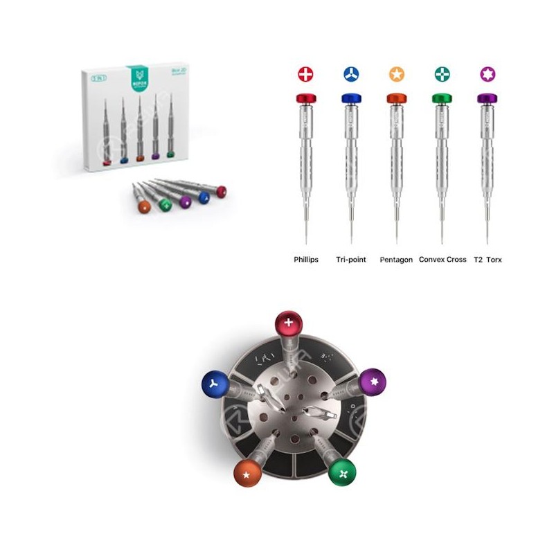 Set 5 Giraviti Refox Alta qualità Rice Series RS-2 per riparazione smartphones