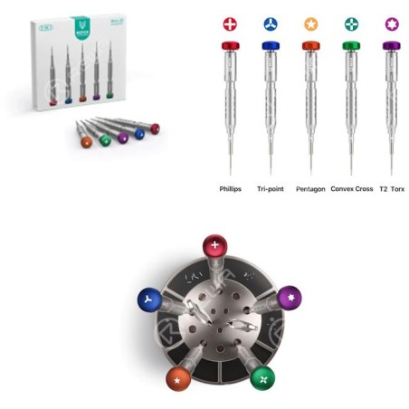 Set 5 Giraviti Refox Alta qualità Rice Series RS-2 per riparazione smartphones