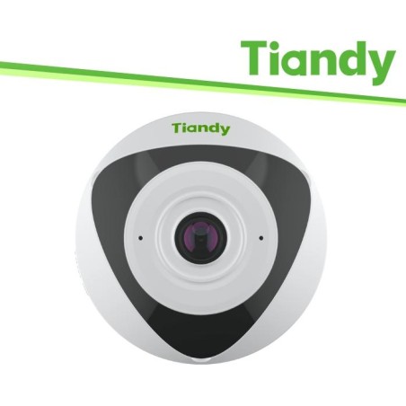 Tiandy Telecamera Fisheye Pro 5MP 1.4mm, Tripwire, Heatmap, PoE - TC-C35VN