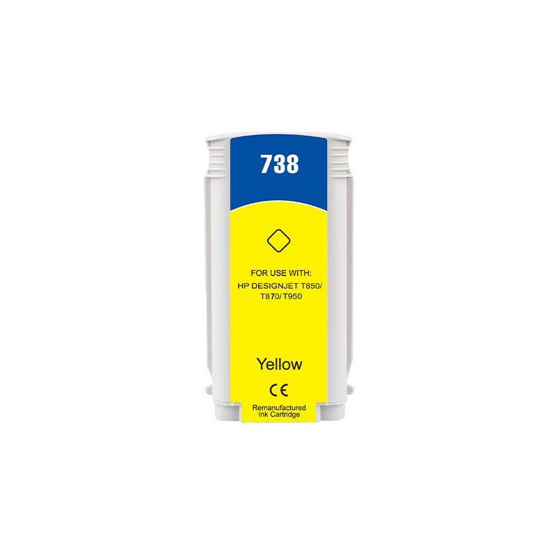 130ML Yellow Reman HP DesignJet T850,T870,XT870,XT950498N7A