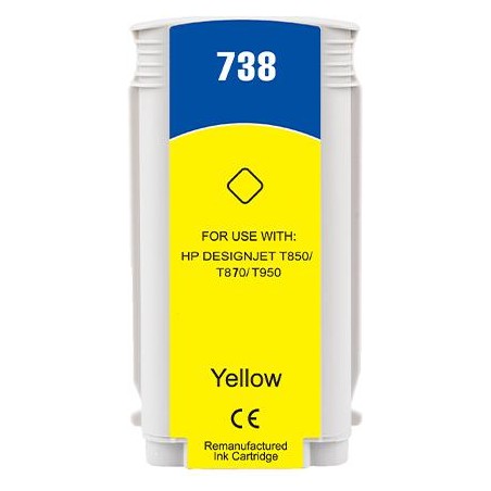 130ML Yellow Reman HP DesignJet T850,T870,XT870,XT950498N7A