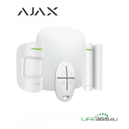 Ajax Kit di base 4G (StarterKit 4G) bianco + SIM AJAX DA  ATTIVARE INCLUSA