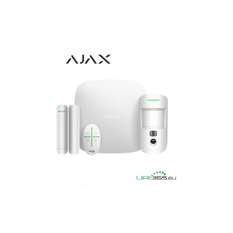 Ajax Kit di base con videocamera (StarterKit Cam) bianco