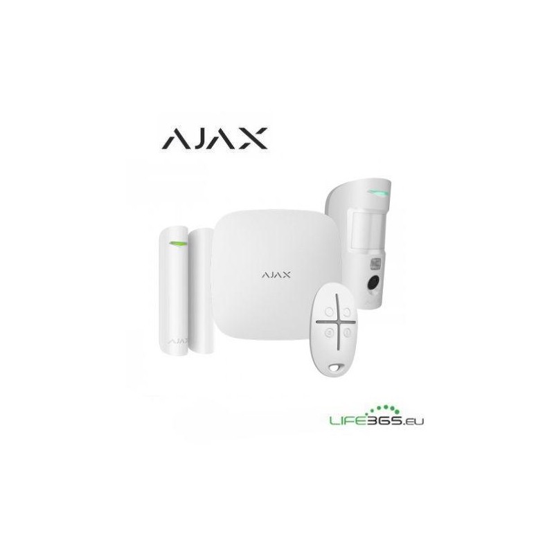 Ajax StarterKit Cam HDR white Wi-Fi / 2G / Ethernet