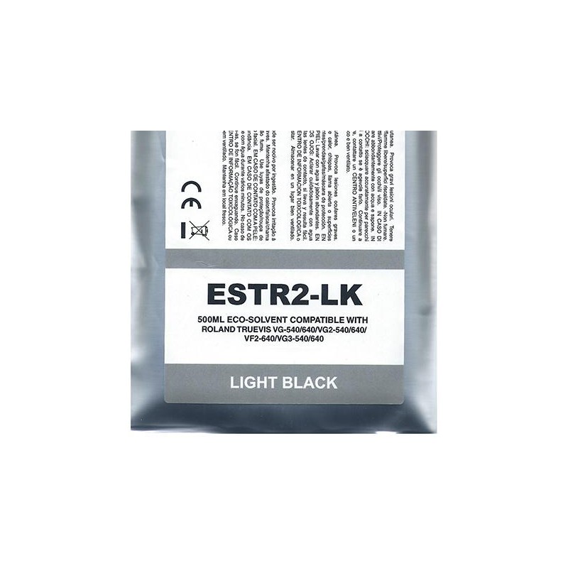 Black Light Eco-Solvent Ink Bag Compa Roland TrueVIS SG2,VG2,VF2,SG3,VG3500ML