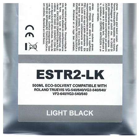 Black Light Eco-Solvent Ink Bag Compa Roland TrueVIS SG2,VG2,VF2,SG3,VG3500ML