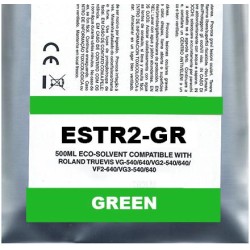 Green Pigment Eco-Solvent Ink Bag Compa Roland TrueVIS SG2,VG2,VF2,SG3,VG3500ML