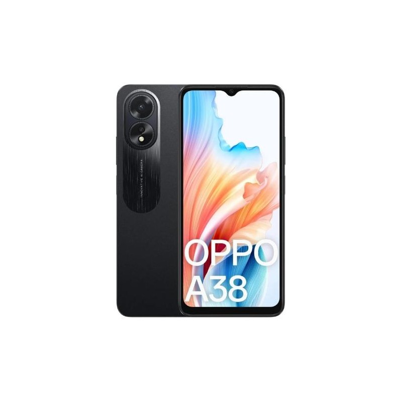OPPO A38 Glowing Black ,4GB,128GB--BRAND