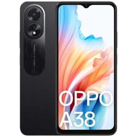 OPPO A38 Glowing Black ,4GB,128GB--BRAND