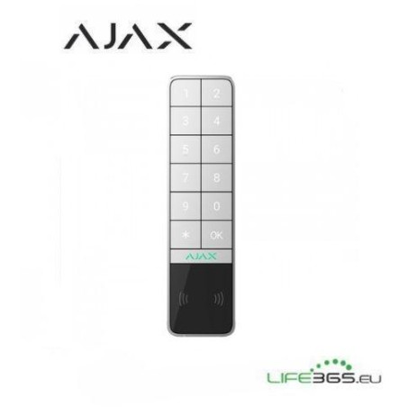 Ajax KeyPad Outdoor Jeweller - Tastiera Outdoor Bianca