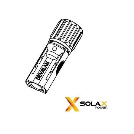 MC4 CONNETTORE x Pannello Fotovoltaico - 1100VDC 40A maschio