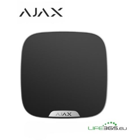 Ajax Sirena da esterno doppio pannello (StreetSiren DoubleDeck) nero