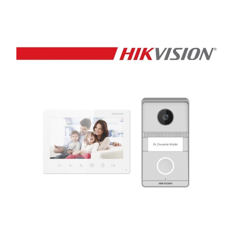Hikvision Kit videocitofono analogico a 2 cavi - DS-KIS101-P/Surface