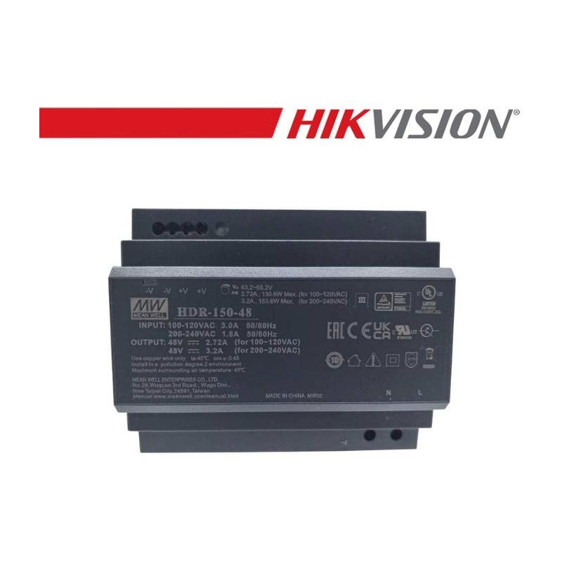 Hikvision Adattatore di alimentazione 150W 48V - DS-KAW150-4N