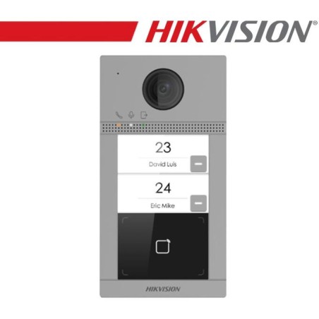 Hikvision 2 Buttons Metal Villa Door Station - DS-KV8213-WME1(C)