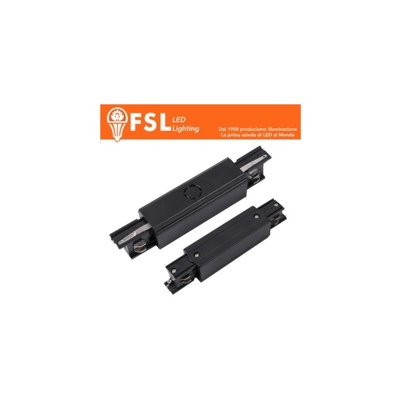 FSL Connettore Forma I per binario Trifase - Colore Nero