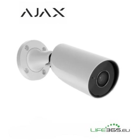 Ajax Telecamera Bullet IP PoE (BulletCam) (5 Mp/2.8 mm) bianco