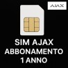 Abbonamento SIM AJAX valido 1 anno
