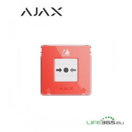 Ajax EN54 Manual Call Point - Pulsante manuale antincendio (Rosso)