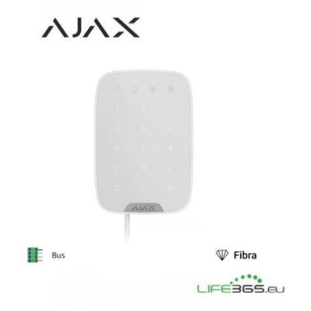 Ajax Superior Keypad Fibra white - Tastiera per interni cablata Bianca		