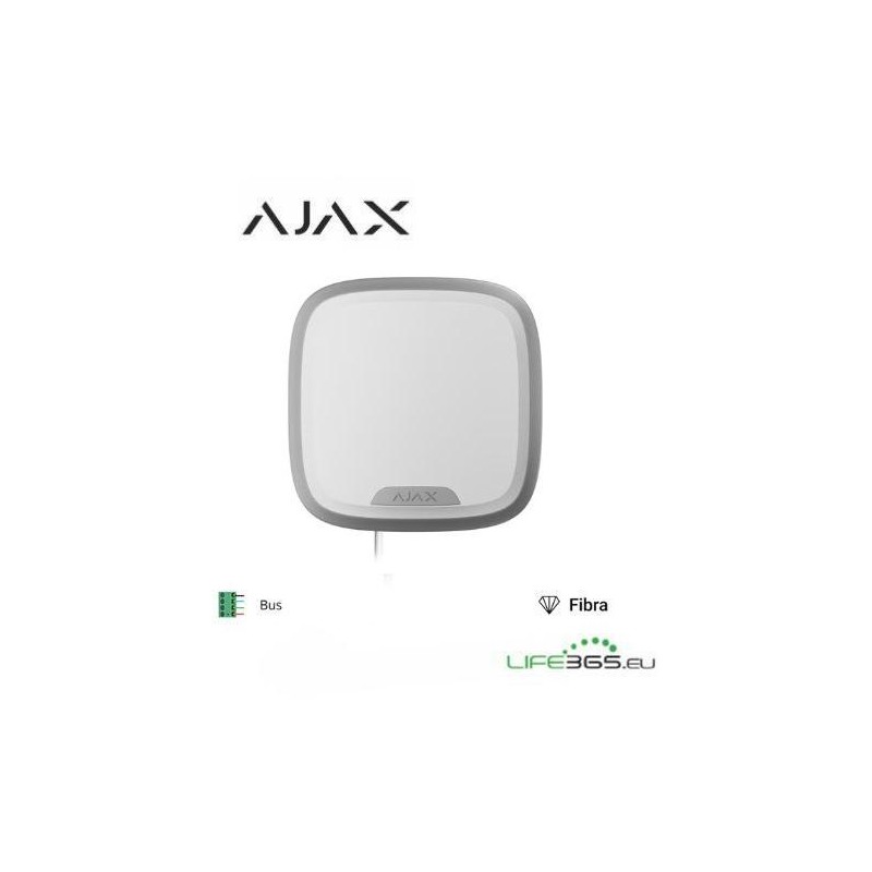 Ajax Superior StreetSiren Fibra white -Sirena cablata per interno/esterno Bianca