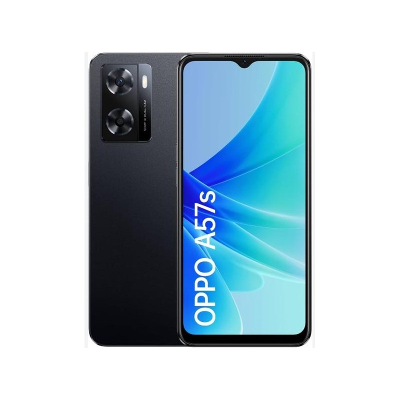 OPPO A57s Starry Black ,4GB,128GB--BRAND