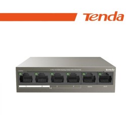 Tenda Switch 6 porte 10/100M desktop 4 porte PoE Tenda - TEF1106P-4-63W EOL