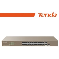 Tenda Switch PoE Web Smart 24 porte 10/100+2Gb+2SFP 440W - EOL