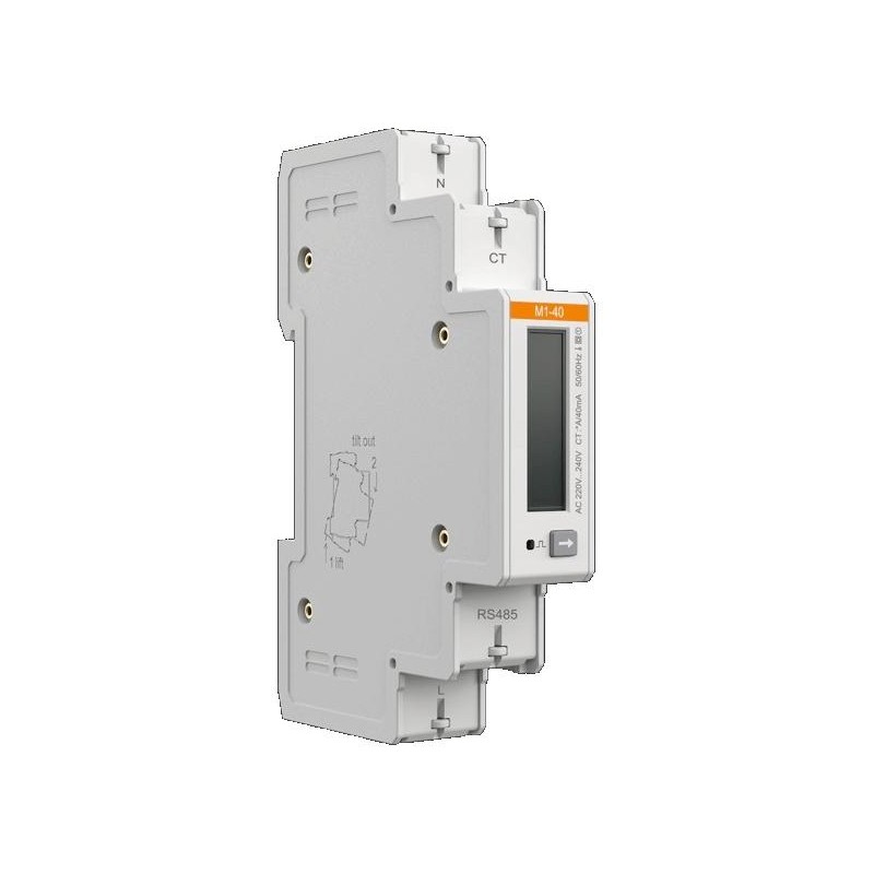 M1-40 - Solax power Meter monofase con CT-100A/40mA