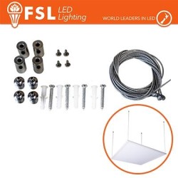 Kit installazione a sospensione Pannello LED universale