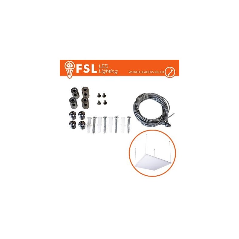 Kit installazione a sospensione Pannello LED universale