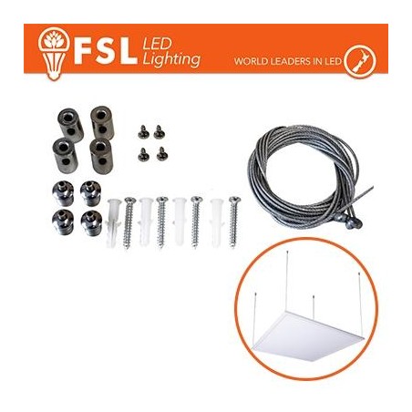 Kit installazione a sospensione Pannello LED universale