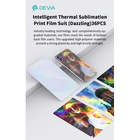 Set 36 pellicole stampabili + toner Versione Olografica