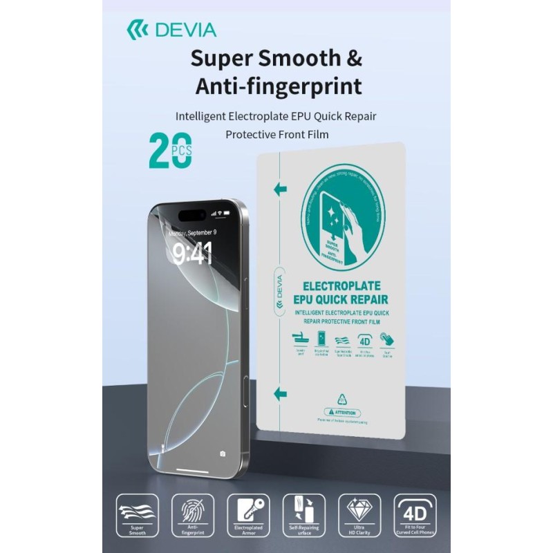 Pellicole EPU 018mm riparazione rapida di piccoli graffi scatola da 20 pezzi 