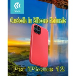 Cover in Silicone Waterproof per iPhone 12 & 12 Pro Rossa