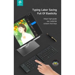 Tastiera bluetooth richiudibile Compatibile Microsoft, Android, Apple