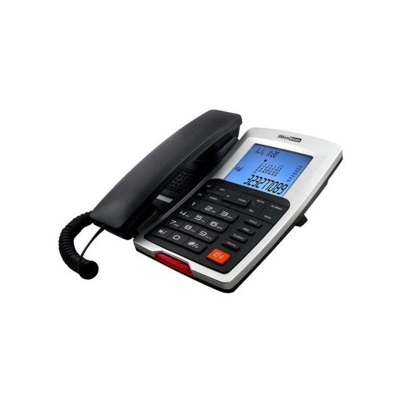 Telefono fisso Maxcom KXT709 Grafite / argento