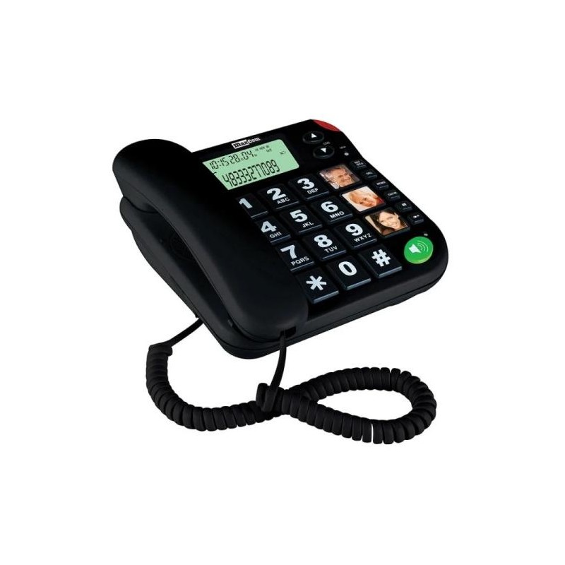 Telefono Fisso MAXCOM KXT480 Nero